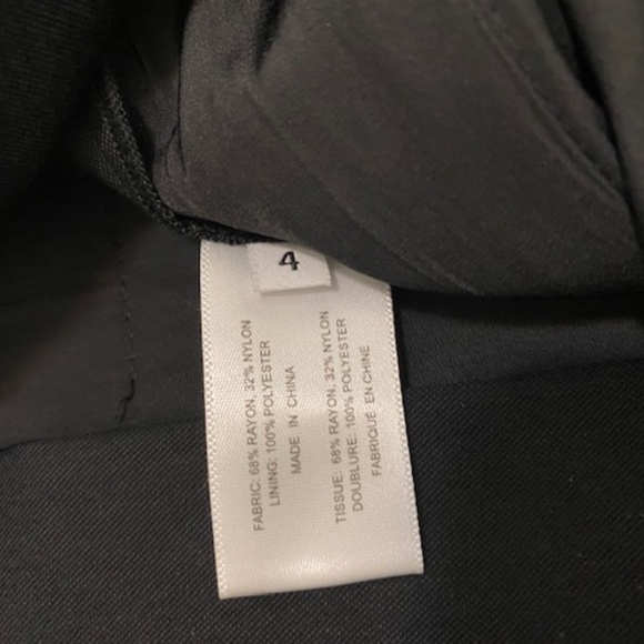 Proenza Schouler Black Drapey Suiting Trousers Size 4 NWT - Picture 11 of 12